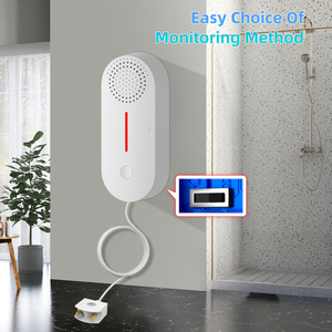 Détecteur d'alarme de niveau d'eau et de fuite WiFi TUYA APP, capteur de surveillance sans fil, alerte sonore et lumineuse, détecteur pour la maison, la cuisine, la salle de bain - Product Image 6