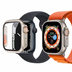 Étui en verre à écran trempé pour <span class=keywords><strong>Apple</strong></span> <span class=keywords><strong>Watch</strong></span> 40/41/44/45/42/46MM modifié Ultra 49mm Kit <span class=keywords><strong>de</strong></span> modification protecteur pour Iwatch Cover - Product Image 1