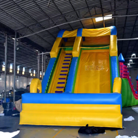 Toboggan gonflable géant avec échelle d'escalade pour grands enfants, en PVC robuste, pour location commerciale