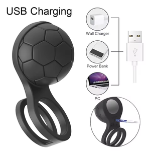 Heren Draadloze Afstandsbediening 12-Mode Vibratie Dubbele Penis <span class=keywords><strong>Ring</strong></span> Voor Paar Gebruik Volwassen Speelgoed - Product Image 3