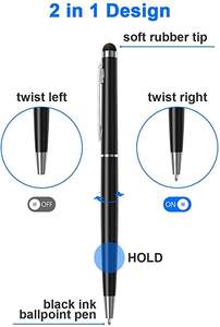 Penne stilo per Schermi di Tocco 2 in 1 Capacitiva Dello Stilo <span class=keywords><strong>Penna</strong></span> A Sfera <span class=keywords><strong>Compatibile</strong></span> Per <span class=keywords><strong>iPad</strong></span> iPhone Compresse - Product Image 6