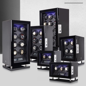 Watch Box Box Watches Direct Supplier Fingerprint Unlock Quiet Smart Remote Control Touch Screen Watch Box 2 3 4 6 8 12 Slots Automatic Watch Winder