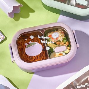 Wholesale Custom Rectangle Kids Lunch <b>Box</b> Set Bento BPA-Free Thermal Plastic with Bag and Water Bottle for School Food <b>Storage</b> - Product Image 2