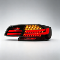 LUMICETUS pour E92 E93 – Ensemble de feux arrière LED avec clignotants séquentiels et feux stop, lentille rouge/fumée, Plug & Play 12V