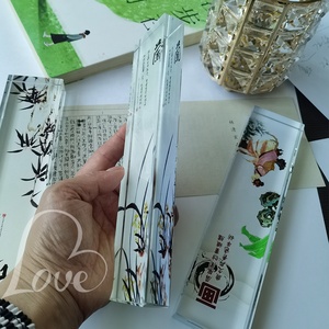 Großhandel Custom Classical <span class=keywords><strong>Chinese</strong></span> <span class=keywords><strong>Glass</strong></span> Brief besch werer Transparent Quader Kristallglas Prisma Brief besch werer - Product Image 4