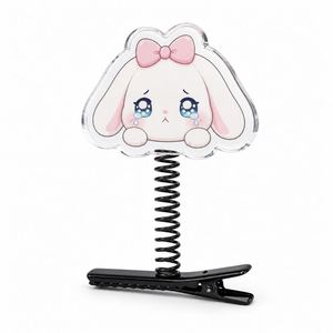 Custom Acrylic <b>Hair</b> Clips UV Printed Cartoon Spring Bobby <b>Pins</b> Promotional Novelty Gifts for Events Giveaways - Product Image 4