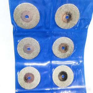 Qualité industrielle 150 #   Lame de <span class=keywords><strong>scie</strong></span> à grain diamanté ultra-mince de 1 mm, diamètre 25 mm, pour la découpe de précision du verre et des carreaux, OEM - Product Image 2