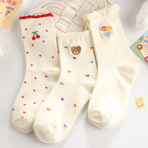 <span class=keywords><strong>Chaussettes</strong></span> en dentelle florale pour femmes, tendance, mignonnes, style japonais, printemps-été, fines, Lolita, <span class=keywords><strong>pur</strong></span> <span class=keywords><strong>coton</strong></span>, vente en gros de <span class=keywords><strong>chaussettes</strong></span> pour femmes - Product Image 4