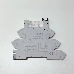 Customization industrial 41F-1Z-C4-1 Din Rail Slim relay socket Ultra-thin relay Module with relay