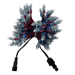 DC12V 5mmアドレス可能なピクセルWS2811 RGB ICフルカラーIP68 20AWGカラーワイヤー10cmワイヤー間隔100ピクセル/ストリング13.5mm/xConnect - Product Image 5