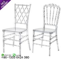 2020 meilleure qualité transparent napoleon chaise transparente pour l'événement de mariage hôtel