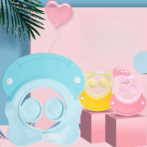 Bonnet <span class=keywords><strong>de</strong></span> <span class=keywords><strong>douche</strong></span> mignon pour bébé Visière <span class=keywords><strong>de</strong></span> <span class=keywords><strong>douche</strong></span> en silicone Chapeau <span class=keywords><strong>de</strong></span> <span class=keywords><strong>bain</strong></span> Protection des oreilles et des yeux Shampooing pour bébé Bonnets <span class=keywords><strong>de</strong></span> <span class=keywords><strong>bain</strong></span> - Product Image 3