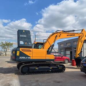 Excavadoras usadas Hyundai 220lc-9s de segunda mano a gran escala 225, oruga hidráulica de 22 toneladas en buen estado, - Product Image 3