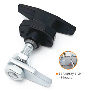 MS309-2 रोटरी जीभ जस्ता मिश्र धातु लॉक के साथ टी-हैंडल पर्यावरण संरक्षण उपकरण दरवाजा लॉक - Product Image 3