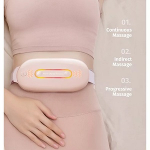 Special Price Warm Palace Belt Portable <b>Heating</b> Cramp Massage Pad Menstrual Period Pain Relief Massager - Product Image 2