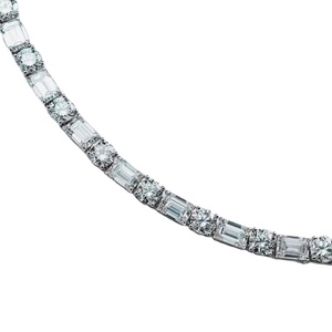 Qinglong Jewelry Tennis Chain 2mm 3mm 4mm 5mm Lab Grown Diamond Jewelry 10k/14k/18k Real Gold Tennis <b>Bracelet</b> - Product Image 1