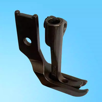 Pied presseur bilatéral haute capacité pour machine à coudre, accessoires 8B, 6-7 dents plates, trou denté, bord étroit 246