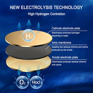 Botol air hidrogen 420ml kualitas Premium Generator botol Ionizer air hidrogen portabel kualitas Premium meningkatkan kualitas air 3 rumah tangga - Product Image 2