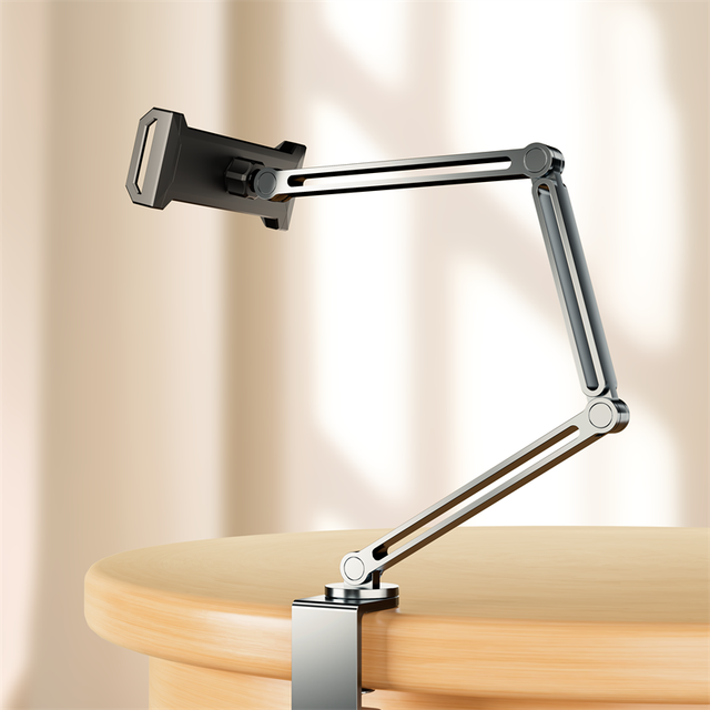 Cantilever Laptop Stand Desk Aluminum Alloy Desktop Multi-angle Adjustable Hand-Free Mobile Phone Tablet Holder 360 Degree 1