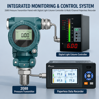 Transmetteur de pression antidéflagrant en acier inoxydable 2088 IP65 intelligent à silicium diffusé pour applications aquatiques/hydrauliques, personnalisable OEM