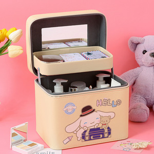 Bonita bolsa de cosméticos súper Popular portátil de viaje de gran capacidad Corazón de niña bonita maleta japonesa Corea del Sur multifunción - Product Image 3