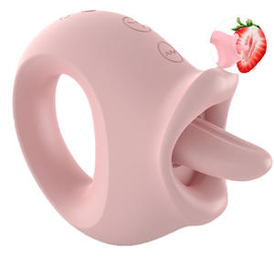 87g Rote Grapefruit Honey Tongue Masturbator, Mehrstufiger Zungenlecker-Vibrator, Honey Tongue Vibrator, Sexspielzeug für Erwachsene - Product Image 2