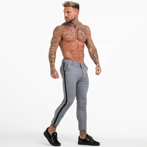 Nuovi stili comodi elasticizzati <span class=keywords><strong>neri</strong></span> a righe laterali grigiastro <span class=keywords><strong>pantaloni</strong></span> <span class=keywords><strong>pantaloni</strong></span> <span class=keywords><strong>pantaloni</strong></span> chino <span class=keywords><strong>Slim</strong></span> <span class=keywords><strong>Fit</strong></span> <span class=keywords><strong>uomo</strong></span> - Product Image 5