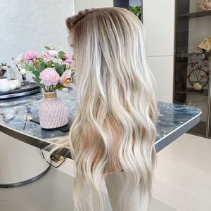 CARKIRA 2026 for Blonde High Quality Wholesale Japanese Futura Fiber Lace Front French Lace Glueless <b>Synthetic</b> <b>Wigs</b> High - Product Image 4