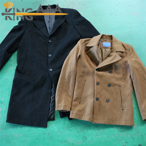 Abrigos de estambre para hombres Chaqueta Marca <span class=keywords><strong>Ropa</strong></span> usada <span class=keywords><strong>Ropa</strong></span> De Juvenil Abrigo de lana de segunda mano - Product Image 5