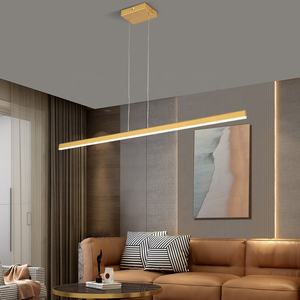 Luz colgante moderna para oficina comercial, luz colgante Led, candelabro lineal, lámpara colgante de oficina, Luz lineal para el hogar y el Hotel - Product Image 5
