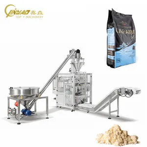 Machine d'emballage de sachets de farine de blé d'épices, café, piment, lait en poudre, remplissage vertical automatique, scellage, 1kg