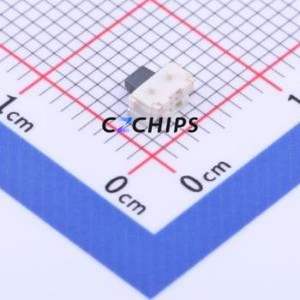 GT-TC018B-H0375-L1 Tactile Switch SMD Switch Single Pole Single Throw Rectangle Button 2.5N Horizontal Mount - Product Image 2