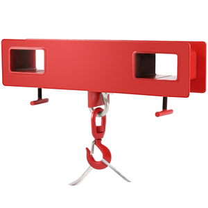 Palans de levage manuels avec crochet pivotant 4400 lb, longueur de fourche 1200 mm, pour la construction en intérieur et l'entrepôt - Product Image 1