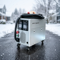 Machine de soudage au laser à fibre portative PA-1500, refroidie par air, mini 800W, avec alimentation en fil intégrée pour ustensiles de cuisine en acier inoxydable