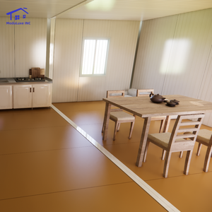 Casa Prefabricada de Lujo, Estructura de Acero Modular, Casa Contenedor, Cabaña de Campo Desmontable, Vivienda Portátil Prefabricada - Product Image 4