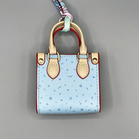 Mini pochette de luxe léger de créateur, motif crocodile gaufré, étui pour écouteurs, porte-monnaie, sac à rouge à lèvres avec porte-clés, mini sac ornemental