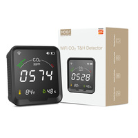 Détecteur de CO2 intelligent WiFi Tuya 3 en 1, détecteur de dioxyde de carbone, moniteur de qualité de l'air, testeur d'humidité et de température de l'air