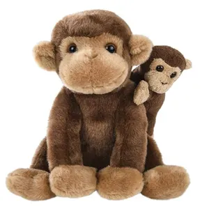 2024 사용자 정의 봉제 곰 엄마와 아기 곰 인형 인형 곰/양/원숭이 장난감 인형 아기 장난감 선물