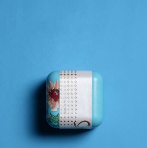 Boîte en métal ronde vide de haute qualité pour café, bonbons, thé, emballage de luxe - Product Image 2