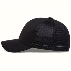 Casquette de baseball pour homme de haute qualité, respirante, en maille, à 6 panneaux, à dos fermé, réglable, pour l'été - Product Image 5