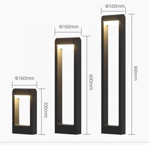 Cadre de porte design 10W IP65 aluminium LED chemin paysage pilier protection route extérieur jardin pilier protection pelouse lumière - Product Image 3