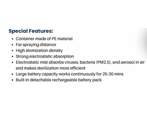 Compact ULV Sprayer Portable Ultra Low Volume <b>Fogging</b> <b>Machine</b> For Indoor Outdoor Areas With Smooth Operation From India - Product Image 5