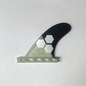 Aletas de tabla de surf de panal grande superventas de 2025, aletas gemelas de quilla AMT de lengüeta única <span class=keywords><strong>2</strong></span> + <span class=keywords><strong>1</strong></span> con configuración de propulsor de aleta estabilizadora - Product Image 3