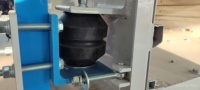 Coussinets en caoutchouc industriel haute résilience pour l'isolation des vibrations des machines