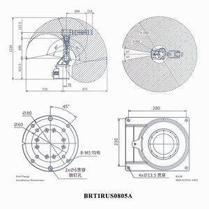 Nouveau robot collaboratif industriel automatique à 6 axes, bras de robot articulé motorisé, charge utile de 5 kg, palettisation de conteneurs - Product Image 3