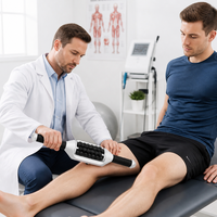 Rouleau de massage professionnel KONBEST à micro-vibrations en silicone pour le cou et les épaules, pour la relaxation musculaire et la libération myofasciale