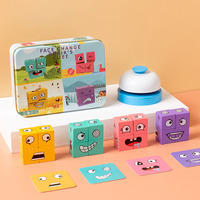 Jeu de cube magique changeant de visage petite boîte en métal jeux de jouets éducatifs pour enfants et adultes