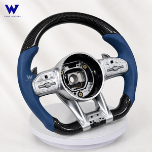 Volant de direction en fibre de carbone automobile de haute qualité, adapté à la modification personnalisée pour C63 AMG W204 W212 GLE - Product Image 3