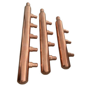 High-Flow Rate Copper Intelligent Manifold Kit Underfloor Heating Household Valve Accessories <b>Plumbing</b> <b>Hoses</b> - Product Image 1