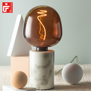 Nordic Modern Multiple <strong>Colour</strong> Marble Retro Table <strong>Lamps</strong> Home Hotel Room Bedside <strong>Lamp</strong> - Product Image 1